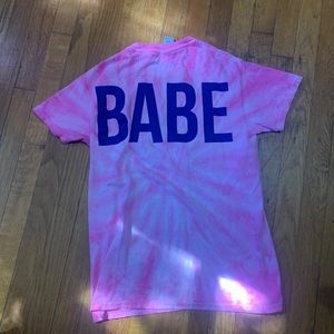 BABE tie dye shirt size S